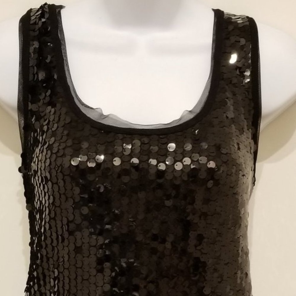 Sequined Tank Top - Picture 2 of 7